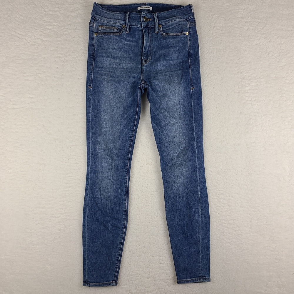 Good American Jeans Womens 6/28 Blue 107 Jegging‎ Medium Wash Denim